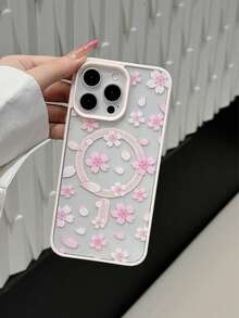 Flower Apple 16 Pro Max 手機殼 14 Pro 鏡頭保護套 16 Niche 13 軟矽膠 15 Plus 透明極簡 X 高級質感 防震 A15/A16/A35/A54/A55/A56/S22/S22PLUS/S22ULTRA/S23/S23FE/S23PLUS/S23ULTRA/S24/S24FE/S24PLUS/S25PLUS/S24ULTRA/S25EDGE/S25ULTRA - 粉色 - 查看 4