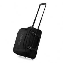 17 Inch Underseat Carry On Luggage Airplane Approved Water-Resistant Small Softside Rolling Suitcase Lightweight Personal Item Travel Duffle Bags - 黑色 - 查看 1