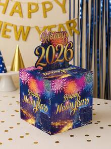 1 طقم صندوق سحب النقود لألعاب نارية لرأس السنة الجديدة، صندوق ورقي لسحب النقود مع 30 كيس أوبي للهدايا النقدية، ديكور لأجواء رأس السنة الجديدة، ديكور حفلة رأس السنة الجديدة 2026، ديكورات رأس السنة الجديدة، احتفالات رأس السنة الجديدة
