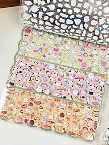 Cartoon Double-Layer 3D Stickers - Bright Asymmetrical Shape Decorative Stickers Suitable For Notebooks, Water Bottles, DIY Scrapbooks, Luggage, Computers, And Phone Cases, Reusable Matte Surface, Creative , Notebook Stickers, Reusable Waterproof Self-Adhesive Cute Animal Characters, Pastel DIY Scrapbook Decorative Stickers, Creative Gifts For Journals And Planners, Cute Double-Sided Cartoon Style Stickers.