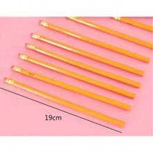10pcs Wooden Pencils - School Supplies, Suitable For Writing And Learning - A - View 2