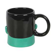Something Different Head  450ml Mug (Black/Green) - 100% Mixed - (SD9979) - Black - View 3
