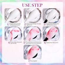 Nail Blooming Gel, 15ml Clear Clear U V Led Blossom Gel Polish For Spreading Effect Marble Natural Stone Watercolor Floral Print Nail Art DIY Design Manicure Valentine's Day Gift{"Color_name":"BloomingNailGel"} - 綻放指甲膠 - 查看 11