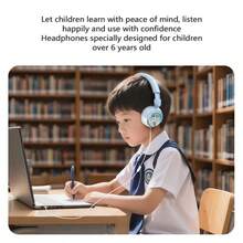 PHILIPS TAK2000 Over-Ear Children's Hearing, Primary School Online Class Learning, Low Decibel Protection Wired Headphones With Headsets, Daily Learning Supplies, Other Stationery, Game Headphones, Office Education, Online Class Learning