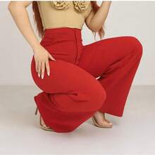 Women Pants - Red - View 2