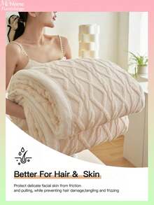 1 Stück weiches & flauschiges Fleece-Decke mit Reißverschluss, minimalistisch & modisch für Zuhause, geeignet für Schlafzimmer, Studentenwohnheim, Sofa, Büro-Nickerchen, perfekt als Valentinstags-Geschenk. Waschbar, ohne Füllung.