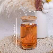 Personalisierter Name, mit gewölbtem Bambusdeckel, individualisierte 500ml Kaffeetasse/Milchteetasse/Wassertasse, mit Deckel und Strohhalm. Ein sinnvolles Geschenk für Familie und Freunde während der Feiertage