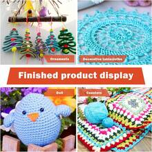 1 Set Crochet Kit, Includes Easy-To-Organize Storage Box, Multiple Combinations, Suitable For Beginners And Experts, Creative Craft DIY Knitting Tools (Random Color)