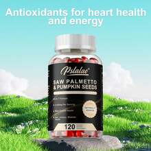 PSLALAE Aceite De Semilla De Calabaza Y Saw Palmetto 2 En 1: Favorece La Salud Del Tracto Urinario Y La Vejiga, Y Mantiene Una Vitalidad Saludable - 120 Unidades - 120 cápsulas - Ver 7