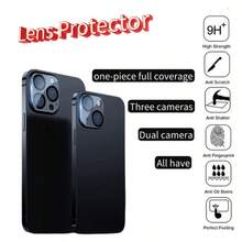 5 Packs One-Piece Clear Lens Protector For I Phone 14-17 Series - Compatible With All Models (14/15/16/17, Plus, Pro, Pro Max), Full Coverage HD Glass