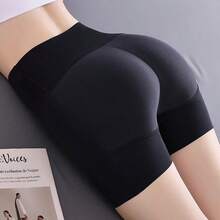 Padded Waist Shorts Shape And Lift The Butt - 黑色 - 查看 1