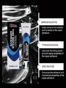 Heavy Duty Tire Repair Rubber, Puncture Patch Glue For Car, Motorcycle, Bicycle Tires