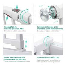 Baby Safety Gate - White - View 5