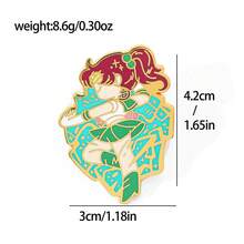 1/6 Stücke Cartoon Anime süße Sailor Mond Tsukino Usagi Brosche, modisch und exquisit, Kawaii Emaille Handwerk, bunte und elegante Taschendekoration, geeignet für täglichen Reisebedarf oder als Geschenk - Verschiedenfarbig - Übersicht 8