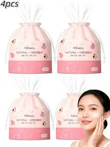 1/2/4条装柔软亲肤加厚珍珠质感面巾，适用于洗脸、擦脸、美容、卸妆、厨房清洁，男女通用，是送给女友、女性、情人节、感恩节的绝佳礼物。