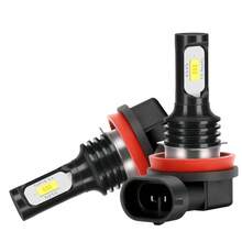 2 件 9003/H4/HB2 LED 车头灯泡套件，100W 7000LM 超亮白色远/近光 6000K 12-24V