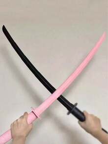 1/2 Male/Female Extendable Samurai Sword Available In Black And Pink, Suitable As A Halloween Costume Prop And Gift Giving - Multicolor - View 11