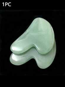1/2 piezas Herramienta de masaje Gua Sha, Rascador Gua Sha de resina natural para masaje facial, cuello, espalda y Body completo, herramienta de limpieza