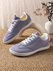 Flat Versatile Retro Shoes, New Soft Bottom Casual Commuting Mint Mango Durable Wide Sole Flat Walking Shoes, Casual Sneakers