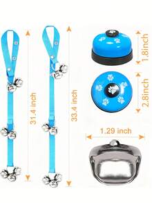 1pc Pet Doorbell Rope Cat Toy, Dog Outdoor Doorbell Rope Pet Training Buzzer Sound Toy