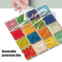 3.93x3.93inch/5.91x5.91inch/7.87x7.87inch, 12pcs Colorful Mosaic Style Peel And Stick Wall Decals, PVC Material Self-Adhesive Wall Stickers, Easy To Apply And Clean, Suitable For Bathroom, Kitchen, Laundry Room, Stairwell Wall Renovation