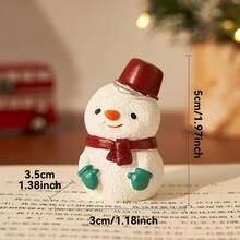 1 件圣诞迷你饰品，圣诞老人、雪人、熊、麋鹿和圣诞树装饰，可爱的节日家居桌面装饰，适合家庭、桌面、客厅，是送给家人和朋友的圣诞礼物 - 彩色 - 查看 14