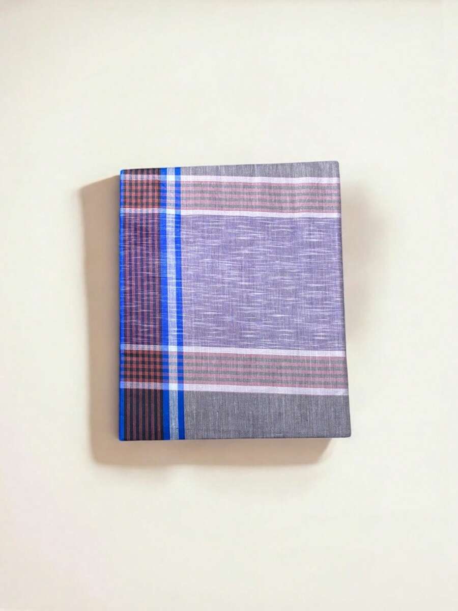 Traditional Stitched Cotton Lungi, Cultural Wear For Men, 405 - Multicolor - View 1