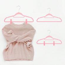 20PCS / 10PCS Klip Gantungan Baju Beludru, Klip Gantungan Celana Beludru Warna Gading, Klip Gantungan Kuat Sempurna untuk Gantungan Baju Felt Tipis - MultiWarna - View 5