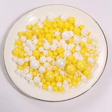 3oz/85g Mixed Pearl Cake Decorations - Suitable For Celebration Events, Weddings, Parties, Christmas Cupcake Decorations, Candy Decorations, Wedding Cake Decorations - Multicolor - View 15