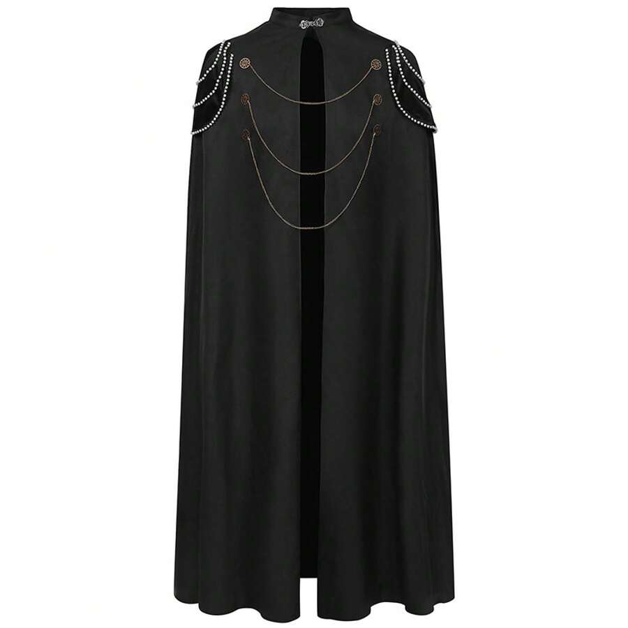 Men Cosplay Clothing - Black - View 1