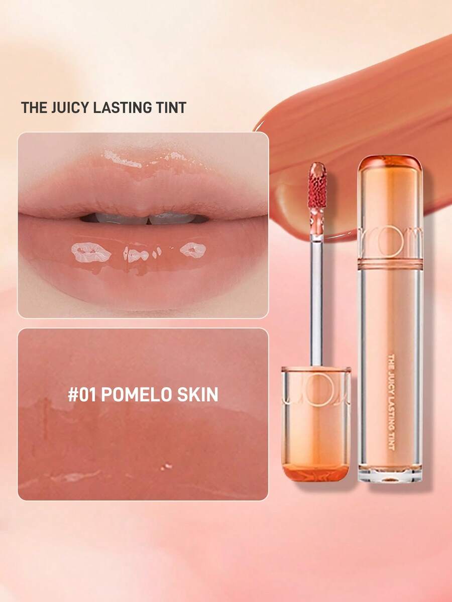 Son lì Romand THE JUICY LESTING TINT, Dưỡng ẩm, Nuôi dưỡng, Màu đặc, 3,5g/0,12oz - 01 VỎ BƯỞI - Xem 1