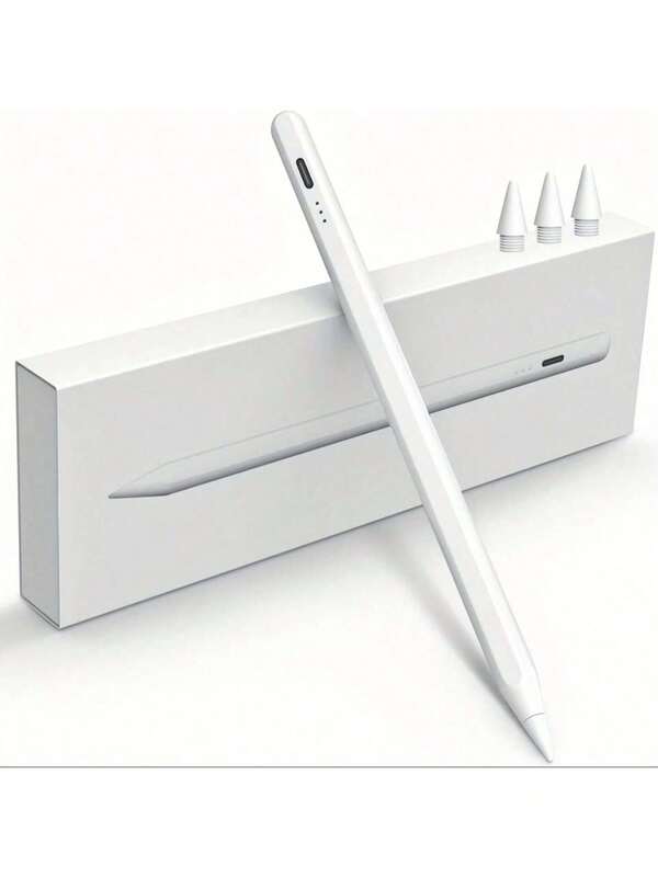 New For Ipad Special Stylus Pen, One-Touch Startup, Apple Pen With Battery Display, Suitable For Ipad 9/10/11, For Ipad Pro, For Ipad Air, For Ipad Mini Devices, Electronic Stylus Pen With Tilt Sensitivity, Anti-Drop Handwritten Function, Tablet Accessories, With 3 Interchangeable Pen Heads For Electronic Signature