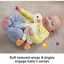¡RecomendadoFisher-Price Baby Juguete para Bebés Ganso Amoroso para bebés de 3 Meses en adelante¡Top de Temporada - 1 - Ver 4