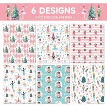 20in X 27in Christmas Nutcracker Print Gift Wrapping Paper, Vintage Cartoon Design, Suitable For Christmas, Children's Day, Birthday Party, Gift Box Packaging And DIY Crafts, Adds Festive Atmosphere To Elegant Gift Decorations