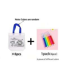 12pcs Christmas Gift Bags, Snowman/Christmas Tree/Santa Claus Pattern, Can Be Graffiti DIY Color, Desktop Decoration Supplies, Christmas Party Decoration Supplies, Suitable For Holiday Parties, Theme Events, Gift Packaging Supplies, Send To Family And Friends Christmas Christmas Decorations Christmas Pajamas Christmas Gifts Christmas Decor