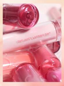 Rom&nd Romand THE JUICY LASTING TINT Lip Gloss, Moisturizing, Nourishing, Solid Color, 3.5g/0.12oz - 08 BÍ NGÔ HỒNG - Xem 10