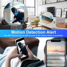 Mini/Micro Camera, HD Smart Security Camera, Wireless Home Security Camera, Outdoor Sports Camera, Portable Camera, Magnetic Security Camera With Real-Time Viewing, HD Quality, Support TF Card Storage (TF Card Not Included), Rotatable Base, Rechargeable Recording, Motion Detection, Loop Recording, Suitable For Home, Car, Office And Various Scenarios, Indoor And Outdoor Use, 24/7 Online