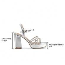 WEIDE Women Heeled Sandals - Silver - View 9