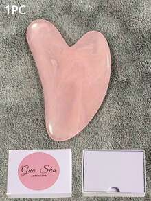 1/2 piezas Herramienta de masaje Gua Sha, Rascador Gua Sha de resina natural para masaje facial, cuello, espalda y Body completo, herramienta de limpieza