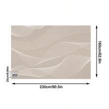 1pc Modern Minimalist Cream-Inspired Creative Abstract Geometric Line Area Rug, Super Soft Plush Faux Wool Contemporary Carpet, Machine Washable Mat, Suitable For Living Room, Bedroom, Bathroom And Entryway - Perfect For Christmas Decor, 700GSM, Indoor/Outdoor Use, Home Decor - Multicolor - View 16