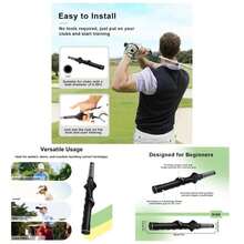 Right - Hand Training Grip Grip Trainer Swing Trainer Accessories - màu đen - Xem 1