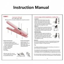 充电式收音机夹式USB直发器扁平卷发棒电动夹式三档温度可调陶瓷釉面板 - 彩色 - 查看 10