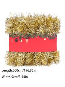 1 لفة من شرائط ألوان عيد الميلاد إكليل صناعي عيد الميلاد عصا ذهبية ديكور حفلة الزفاف، ديكور عيد الميلاد ديكور شجرة عيد الميلاد عصا ذهبية، ديكور منزل عيد الميلاد ديكورات عيد الميلاد ديكور غرفة الشتاء هدايا عيد الميلاد ديكورات المنزل - متعدد الألوان - مشاهدة 14