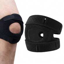 Knee Brace For Women Men Adjustable Knee Support, Knees Pains Relief Brace For Running Workout - Đen-M - Xem 3