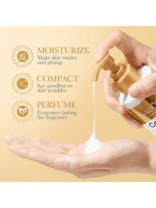 8支/套胶原蛋白抗皱护手霜，保湿滋养肌肤，防止干燥皲裂，母亲节礼物，抗皱身体乳300克，保湿柔肤 - 彩色 - 查看 3