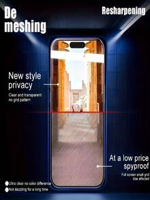 6 Pcs Privacy Screen Protector Compatible With Iphone 17/16/15/14/13/12/11/17 Pro Max/17 Air/16 Pro Max/16e/Plus/X/XR/XS Max/Mini, 9H+ Tempered Glass Film, Anti-Scratch, Anti-Fingerprint, Ultra HD, Full Coverage, Dynamic Island Compatible, Case Friendly - 6pcs - View 7