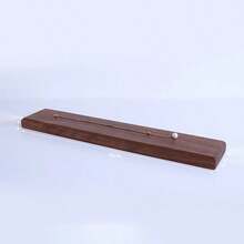 Walnut & Beechwood Display Gift Base, Figurine Doll Stand, Minimalist Jewelry Tray Display Rack