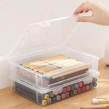 1 szt. Pudełko na przybory piśmiennicze, piórnik, pudełko do przechowywania pędzli malarskich, pudełko do przechowywania dokumentów, pudełko do przechowywania certyfikatów, dostawca biur i szkół