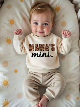 1pc Toddler Boys' Cute Graphic Print Crew Neck Pullover Sweatshirt, Casual Autumn/Winter Children Clothing - Adorable Hooded Sweatshirt Brings Joy And Happiness To Every Baby!