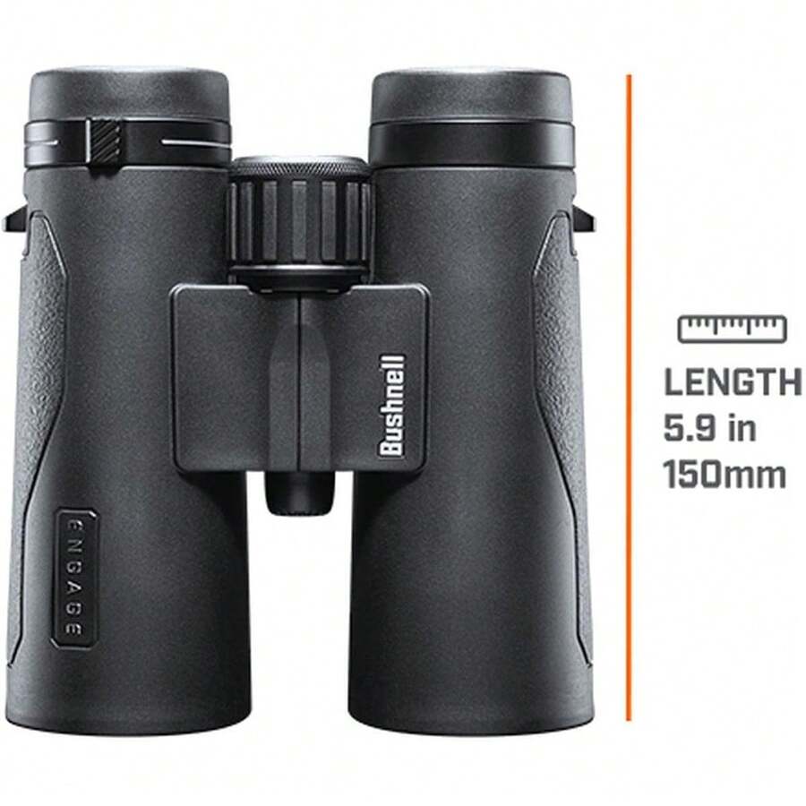 Engage - Prismáticos de 10 x 42 mm, IPX7 Impermeables y Ligeros para Cazar, Viajar y Acampar en Color Negro - Colector de huesos Realtree - Ver 1